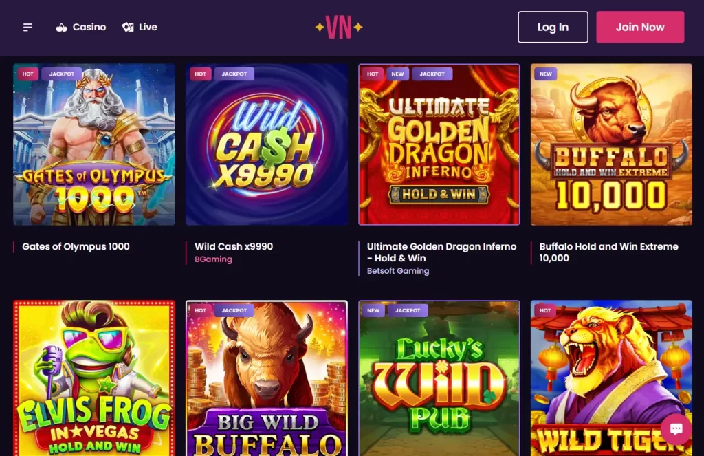 Pokies at Vegas Now Online Casino