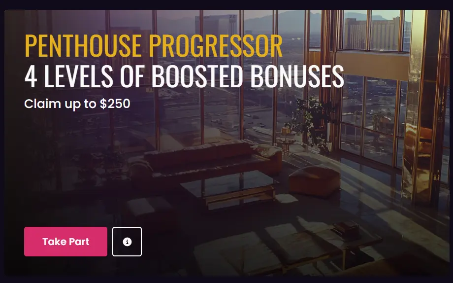 Penthouse Progressor VegasNow Bonus