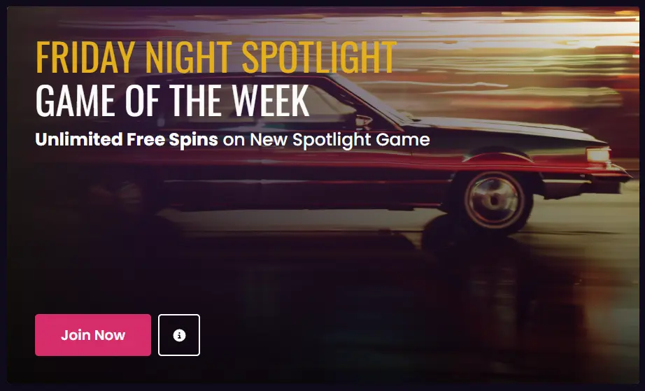 Friday Night Spotlight with Vegas Now Free Spins