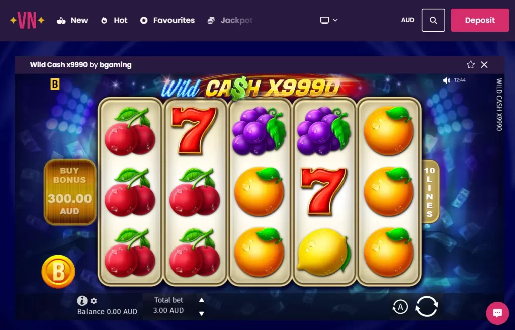 Wild Cash x9990 VegasNow Games