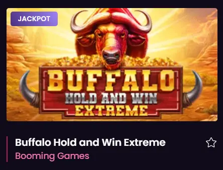 Buffalo Hold and Win Extreme Vegas Now Slots